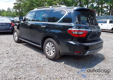 2024 Nissan Armada Sv 4Wd из США, поврежденный, VIN JN8AY2AD0R9705694